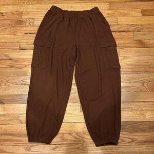 Aerie Traveler Waffle Cargo Pants size Small